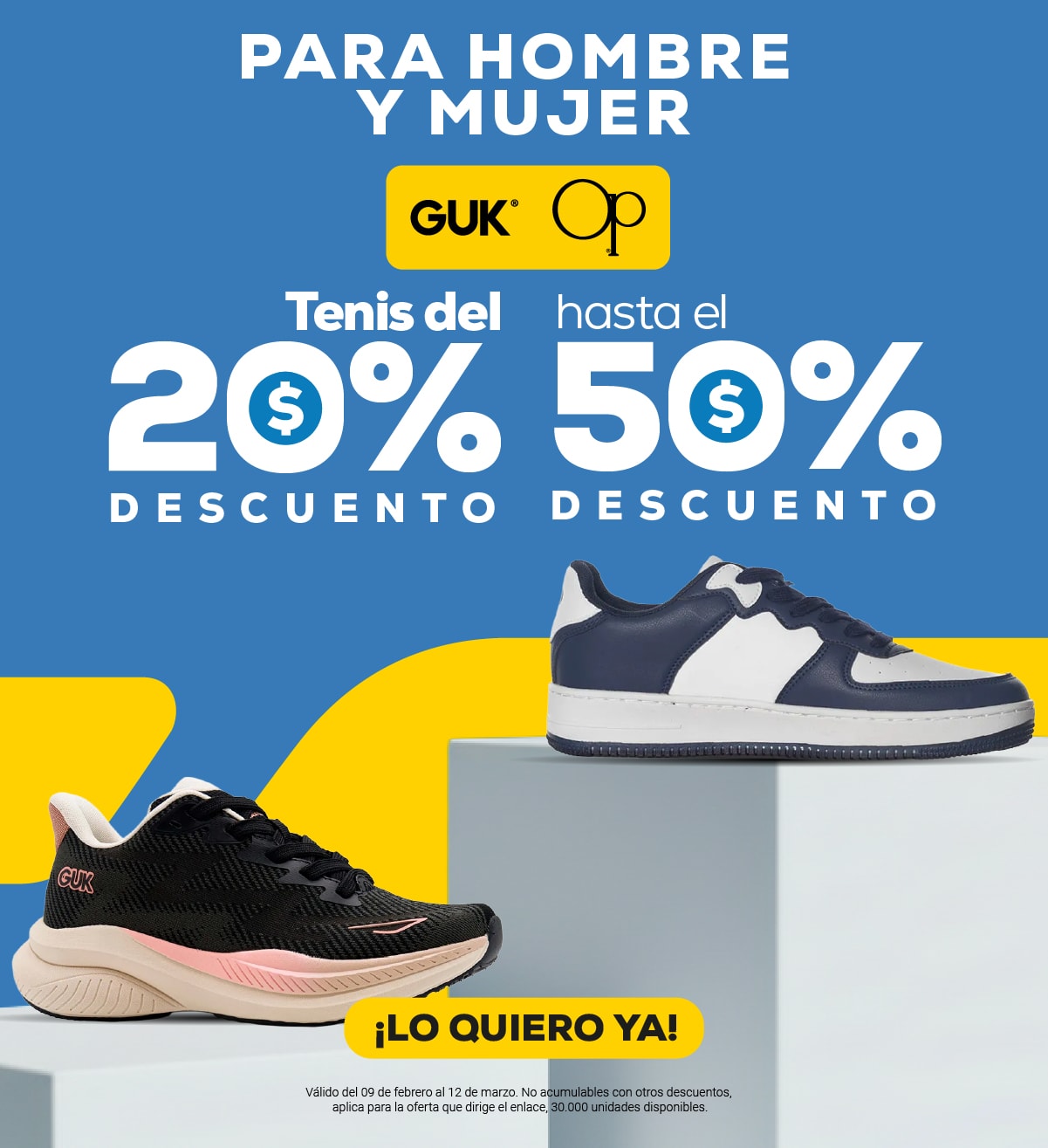 Del 9 de febrero al 12 de marzo del 2026